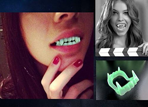 BeautyMood Kids Glow in the Dark Dracula Vampire Fangs (30 pcs)