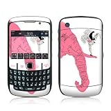 Pink Elephant Design Skin Decal Sticker for Blackberry Curve 8500 8520 8530 Cell Phone