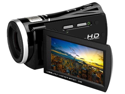 Bell+Howell DV1200HD Camcorder with HD Recording, 5 x Optical Zoom and 3-Inch LCD Screen (Black)
