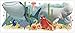 RoomMates Rooa7|#Roommates RMK3219GM Finding Dory & Friends Peel & Stick Giant Wall Graphic,