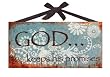 God Keeps His Promises Inspirational Metal Sign