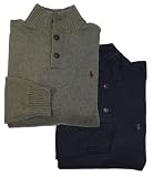 Polo Ralph Lauren 3 Button Mock Neck Sweater