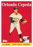 Orlando Cepeda 2010 Topps (Cards Your Mother Threw Out Original Back Insert Card) (1958 Topps Rookie) (San Francisco Giants)