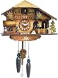 German Cuckoo Clock - Musical Dancers and Waterwheel German Cuckoo Clock - Musical Dancers and Waterwheel