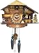 German Cuckoo Clock - Musical Dancers and Waterwheel