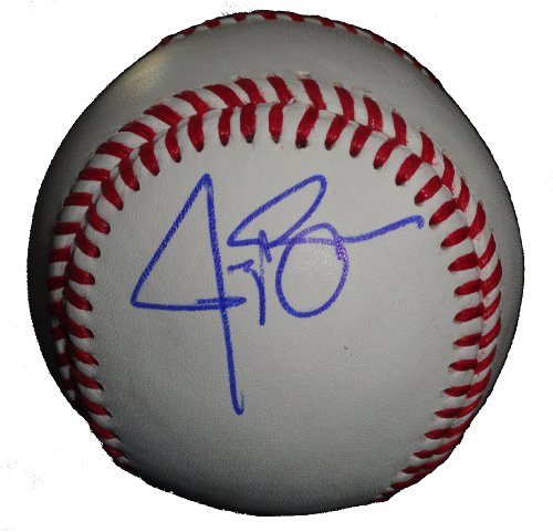 2011 NL All Star Jay Bruce Autographed ROLB Baseball, Cincinnati Reds, Proof Photo of Jay Signing for Us.