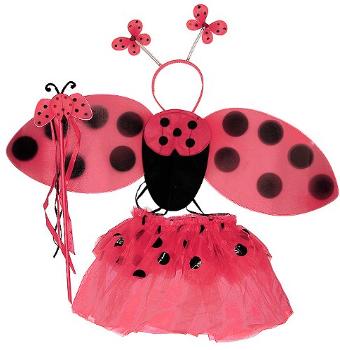 Ladybug Costume Tutu Set (4 pc)