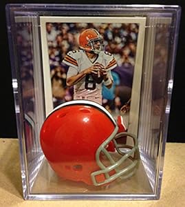 Cleveland Browns NFL Helmet Shadowbox w/ Brian Hoyer card
