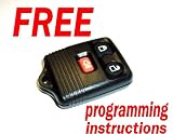 1998 1999 2000 2001 2002 Lincoln Navigator Remote Keyless Entry Key Fob with Simple Self Programming Instructions