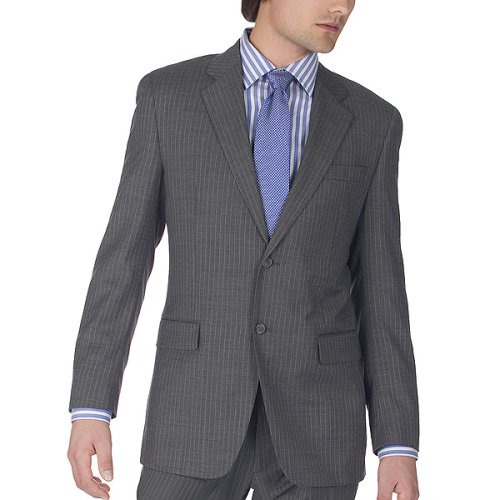 Merona  Wool Suit Jacket - Gray/ Blue
