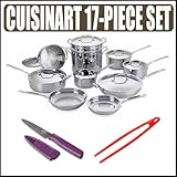 Cuisinart Stainless 17-piece Set + Kuhn Rikon Kit