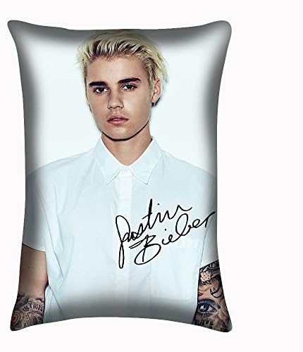 Justin Bieber Pillowcase Soft Cushion Cover Two Sides 20x30 Inch