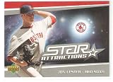 2006 Upper Deck Star Attractions #LE - Jon Lester UPD - Rookie Card Logo Year Insert - Boston Red Sox - Rookie Baseball Card - Mint Condition - Shipped in Protective Display Case!