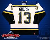 Bill Guerin Uniform - St. Louis Blues White - Autographed NHL Jerseys