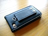 picture of BPM Black Luxury Genuine Leather Flip Case & Screen Protector for iPod Touch 4G 4th Generation 8GB 32GB 64GB