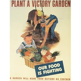 American War Propaganda Poster; "Plant a victory garden" 11x17 Poster Reproduction