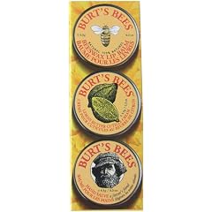 Burt's Bees Tin Trio Kit (8,5 g Beeswax Lip Balm, 8,5 g Lemon Butter Cuticle Cream, 8,5 g Hand Save), 25.5 g