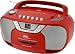 Produkt-Bild: Elta 6770 Stereo Radio-Rekorder (CD-Player, UKW-/MW-Tuner, Kassettendeck, 50 Watt PMPO) rot