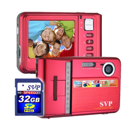 51lag3n90EL Great Price SVP Cybersnap 912 Red 32GB for $71.40  svp 
