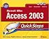Microsoft Office Access 2003 QuickSteps