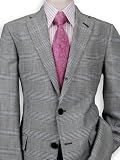 Boy's Windowpane Houndstooth Sportcoat