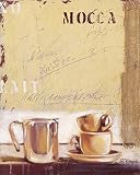 Eurographics ANF1053 Anna Flores, Mocca 40 x 50 cm, Hochwertiger Kunstdruck - Kaffee