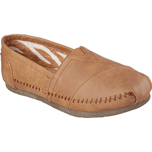Skechers Bobs Luxe Bobs-Blue Skies Women's Slip On 7.5 C/D US Chestnut