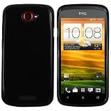 mumbi silicone TPU Coque Case HTC ONE S - Silicon Etui Housse protecteur ONEs Case Noir