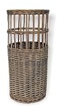Country Kitchen Grey Rattan Umbrella Stand. Code 21742