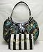 L.A.M.B LAMB Jen Black Rock Metallic Handbag Bag Purse