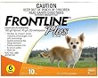 Merial Frontline Plus Flea and Tick Control for Dogs and Puppies 8 weeks or older and up to 22lbs, 6-Pack
