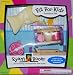 Ryan's Room Fit for Kids Furniture Set - Bunk Bed with Crib and Pink Table