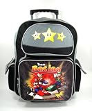 Nintendo Super Mario Brothers Large 15 Rolling Backpack - Mario Kart