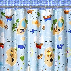 Olive Kids Pirates Shower Curtain