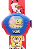 TimerMall OEM - Montre Enfants - Quartz - Caoutchouc - SpongeBob SquarePants Red Strap Kid num??rique Projectior