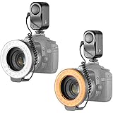 Bestlight 48 LED Macro Ring Light With 6 Adaptors Rings for Canon Digital EOS Rebel SL1 (100D),T5i(700D),T4i(650D),T3(1100D),T3i(600D),60D,60Da,50D,Nikon D5300,D5000,D3000,D3200,D5100 DSLR Cameras