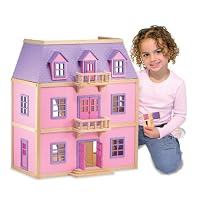 Melissa & Doug Multi-Level Wooden Dollhouse