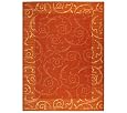 MANUFACTURER`S CLOSEOUT! Safavieh "Courtyard" Indoor/Outdoor CY2665-3202 Orange Area Rug, 2` 4" x 6` 7"