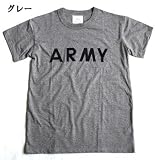 アメリカ　ARMY Tシャツ　グレー　レプリカ 日本人