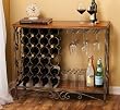 Wooden/Metal Wine Bar