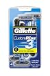 Gillette CustomPlus 3 Sensitive Disposable Razor, 4-Count (Pack of 3)