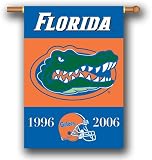 Florida Gators Championship Years 3'X5' Banner W/Pole - NCAA