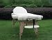 77 Long 3 Pad Cream Portable Reiki Massage Table with Free Adjustable Head Rest and Carry Case