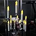 BOX of 12 Battery Operated LED Tapered Candles w/ Flickering Light Bulbs!