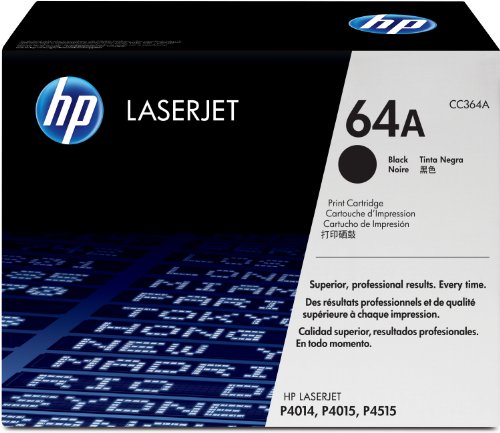 Hewlett Packard [HP] No. 64A Laser Toner Cartridge Page Life 10000pp Black Ref CC364A