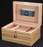 Daniel Marshall Ambiente Zebrawood Humidor - 150 cigars