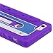 Purple Audio Classic Cassette Tape Silicone Case Cover Skin Protector For iPhone 5 5TH 5G