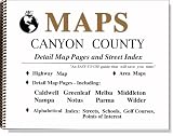 Canyon County Idaho Detailed Map Pages and Street Atlas (Canyon County Idaho Maps)