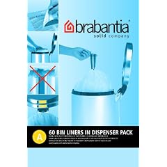 Brabantia M�llbeutel-Spenderpackung, 3 Liter, 60 St�ck