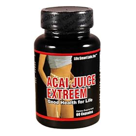 ACAI Juice Extreem - HIGH POTENCY ACAI BERRY Natural Nutrition, Energy 60 Caps, 1300 Mg